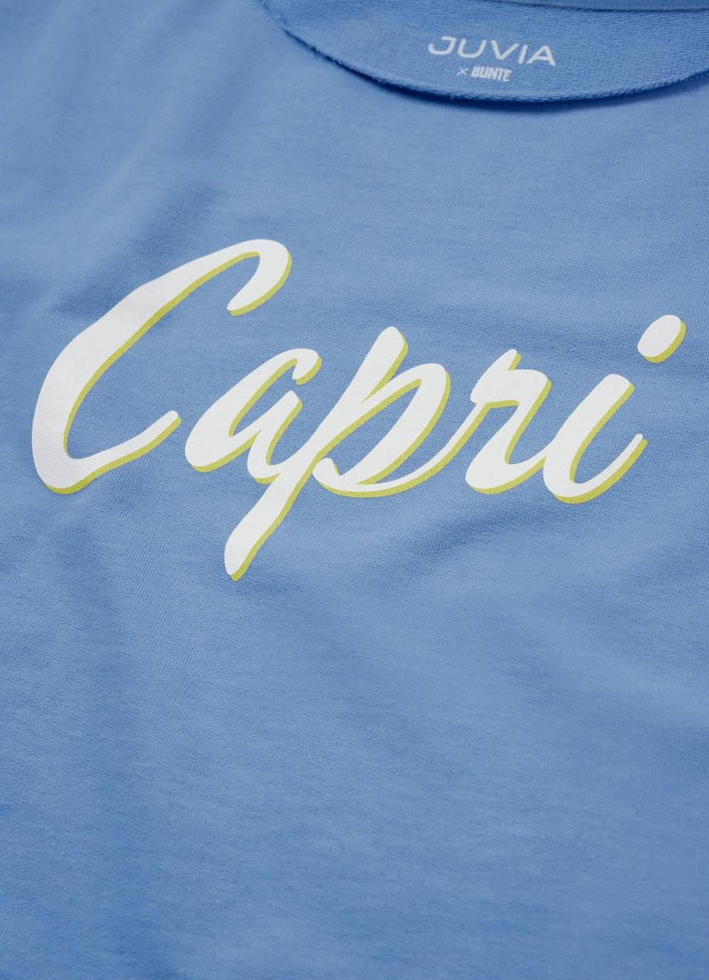 Juvia Capri Fleece Sweater Shortsleeve Speichern exportieren