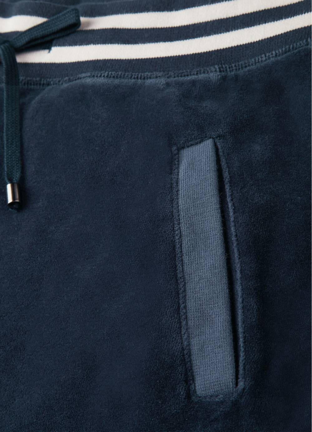 Juvia Monaco Baby Trousers Velvet Striped Flash Sale