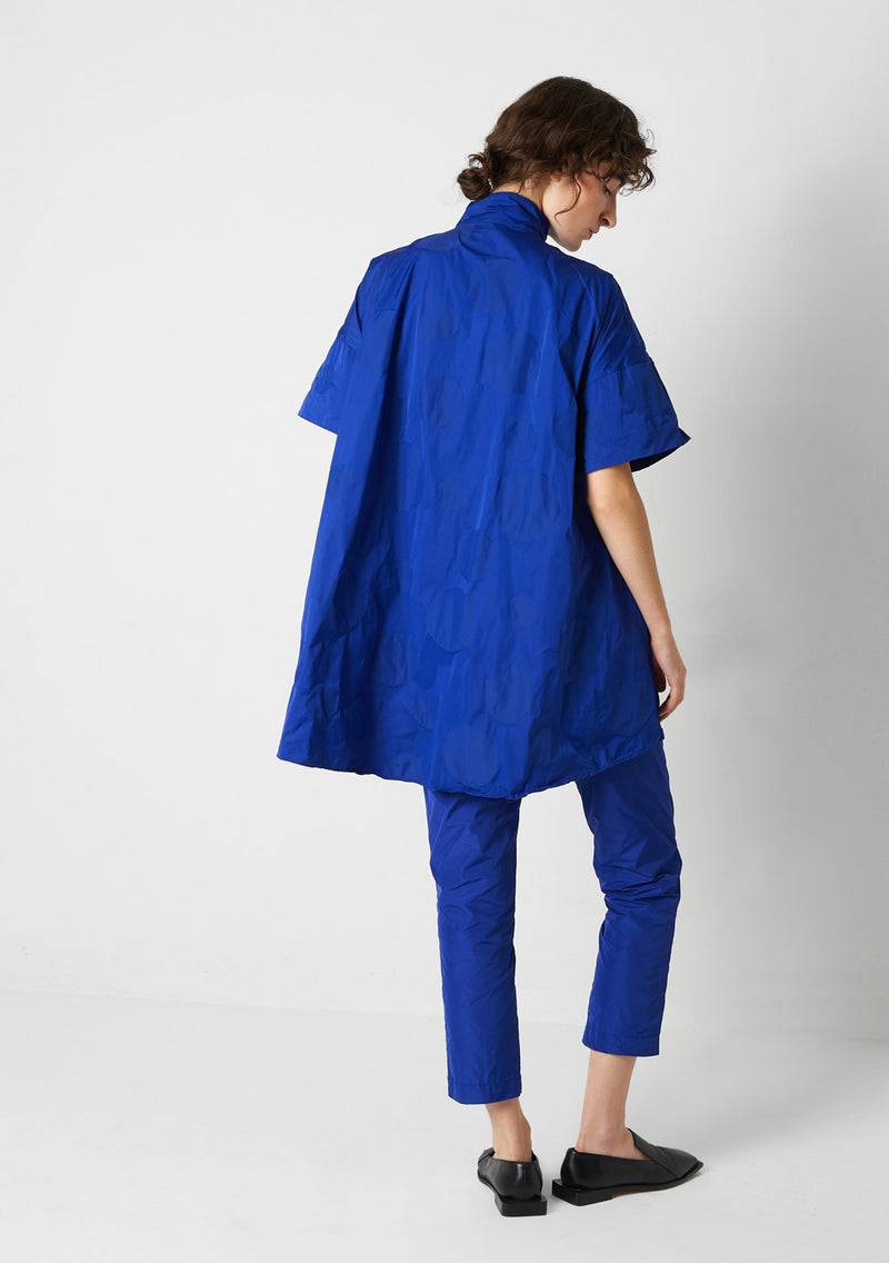 Katharina Hovman Short Sleeves heavy Taffetas, DOTS, tint Heißer Verkauf