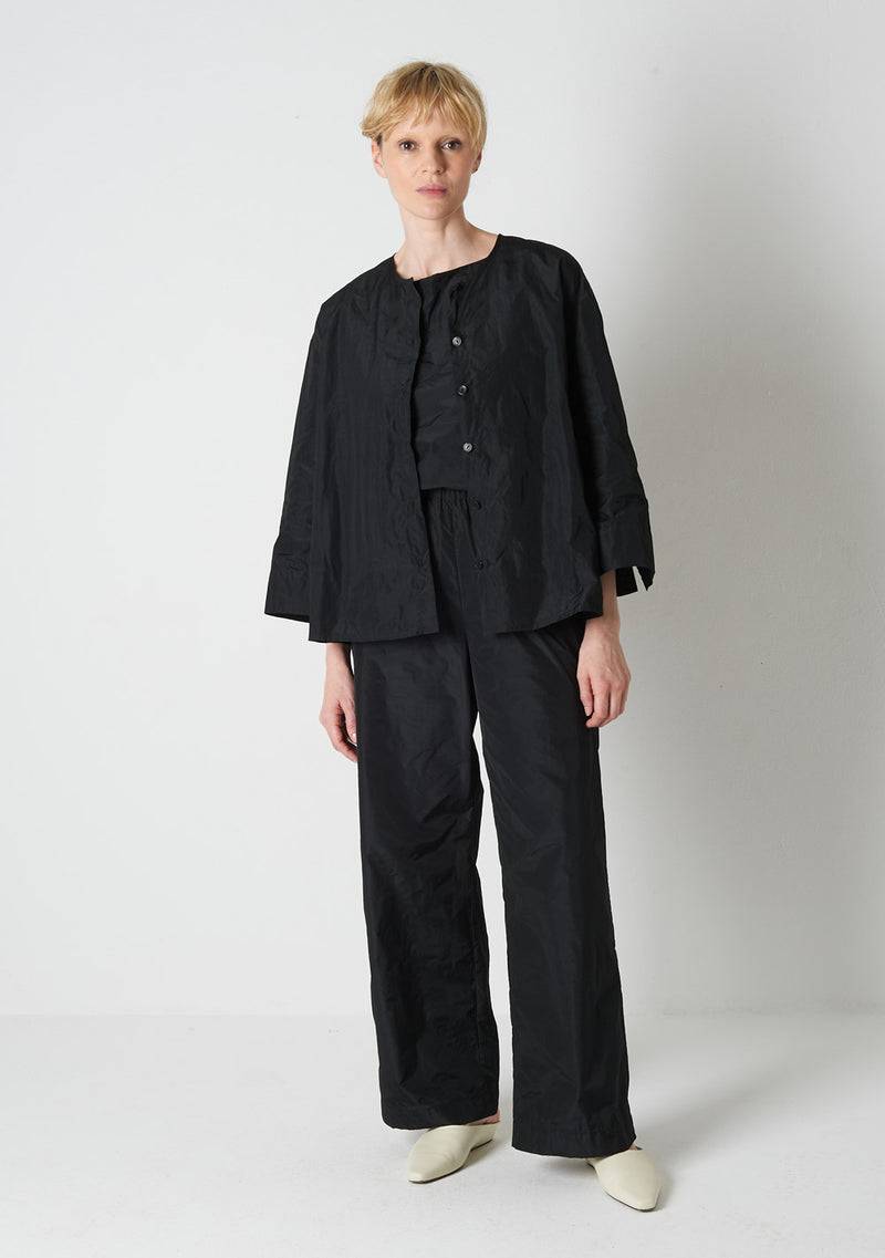 Katharina Hovman Big Blouse Short RIBSTOP, black Letzte 3 Tage