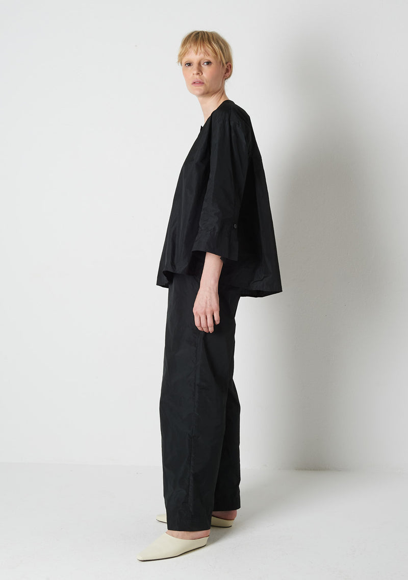Katharina Hovman Big Blouse Short RIBSTOP, black Letzte 3 Tage