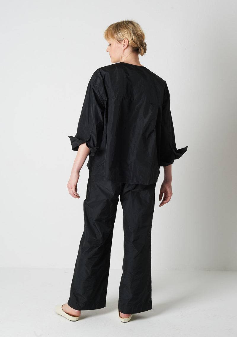 Katharina Hovman Big Blouse Short RIBSTOP, black Letzte 3 Tage