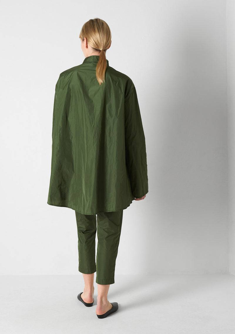 Katharina Hovman Bluse weit green tea Auslauf
