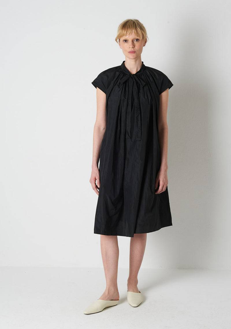 Katharina Hovman Pleats Dress black Schlussverkauf