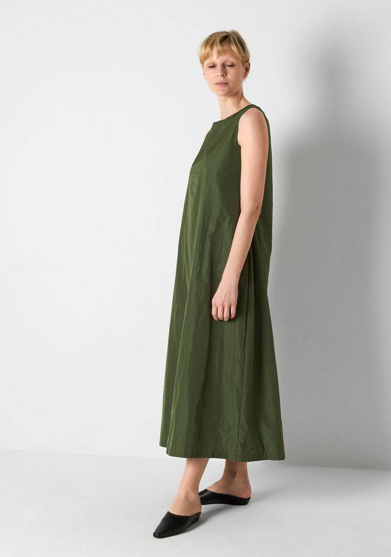 Katharina Hovman Plain Dress long green tea Cyber Monday