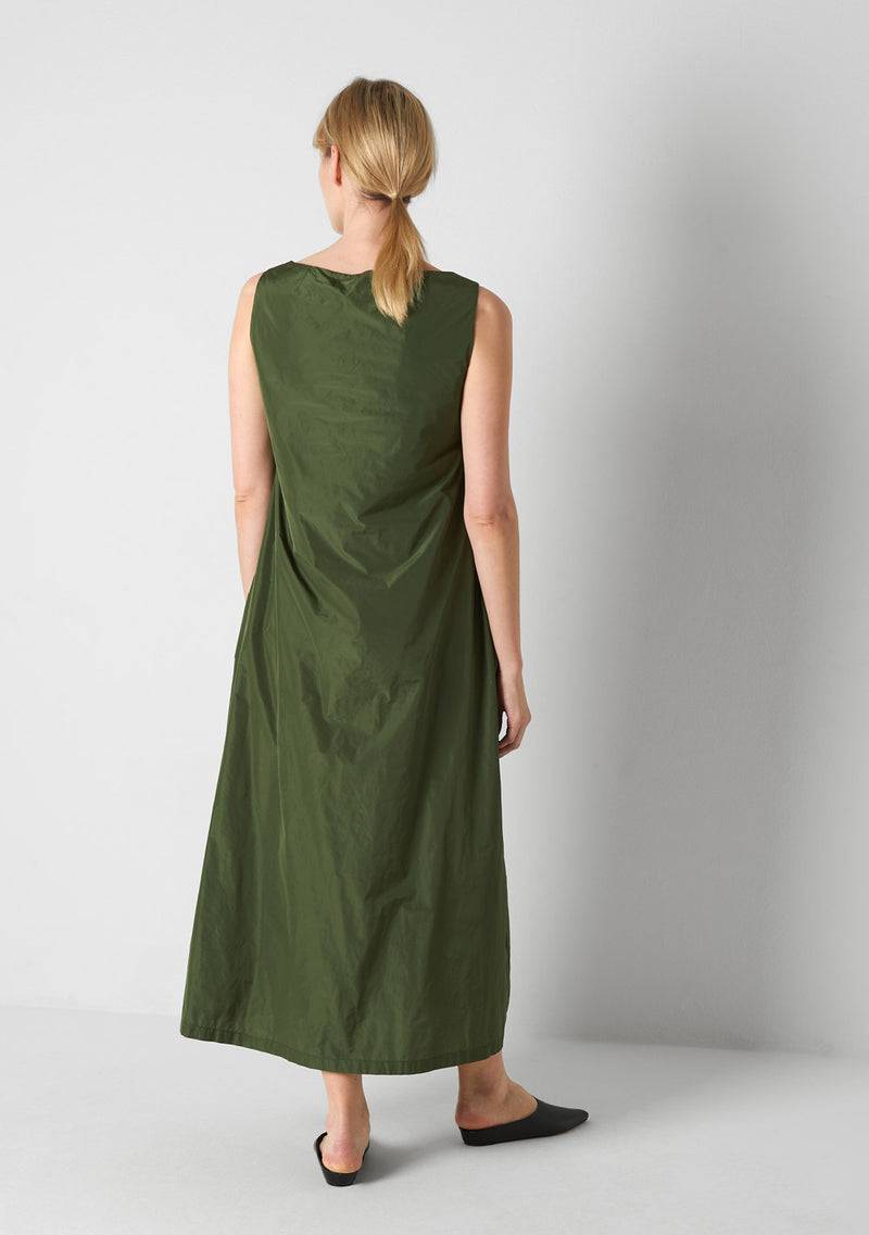 Katharina Hovman Plain Dress long green tea Cyber Monday