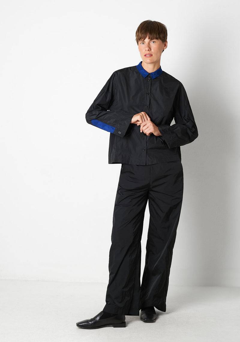 Katharina Hovman Kimonobluse black/royal VIP-Rabatte