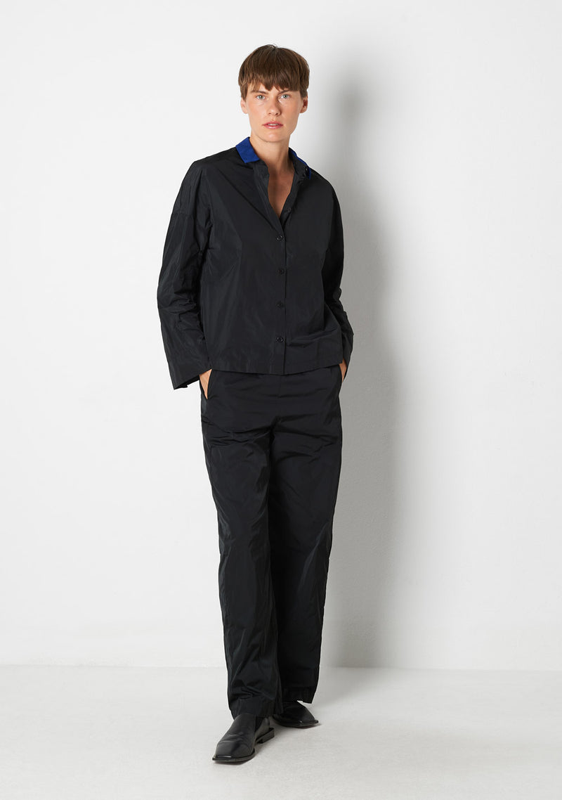 Katharina Hovman Kimonobluse black/royal VIP-Rabatte