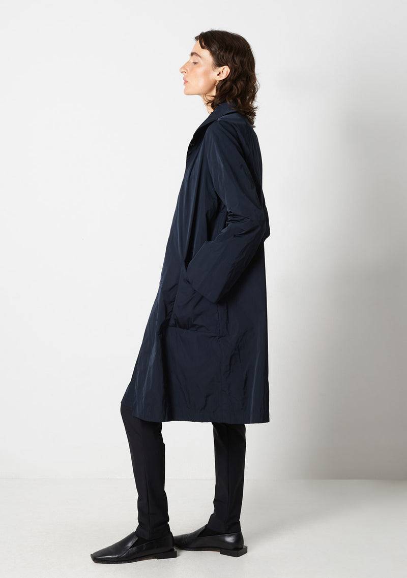 Katharina Hovman Mantel heavy Taffeta, night Letzter Tag