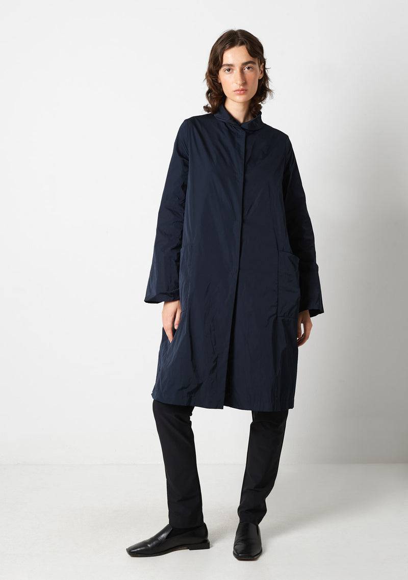 Katharina Hovman Mantel heavy Taffeta, night Letzter Tag