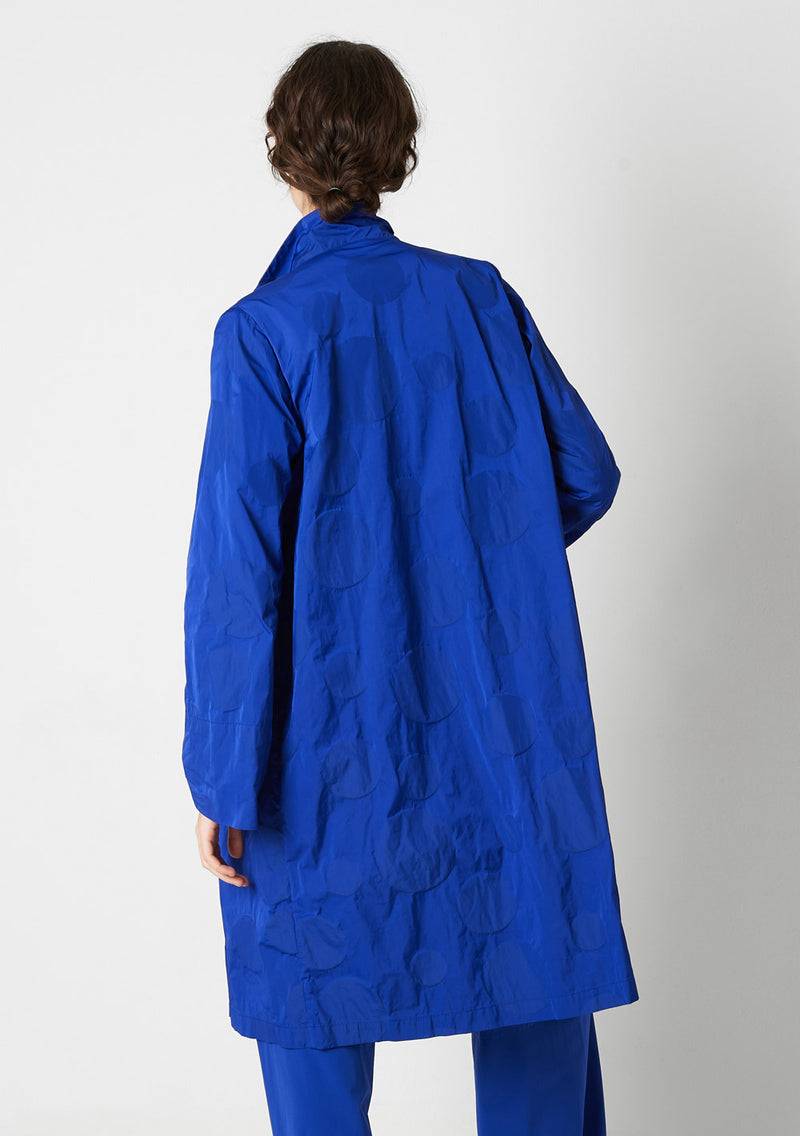 Katharina Hovman Mantel Revers heavy Taffetas, DOTS, tint Sonderangebot der Fabrik