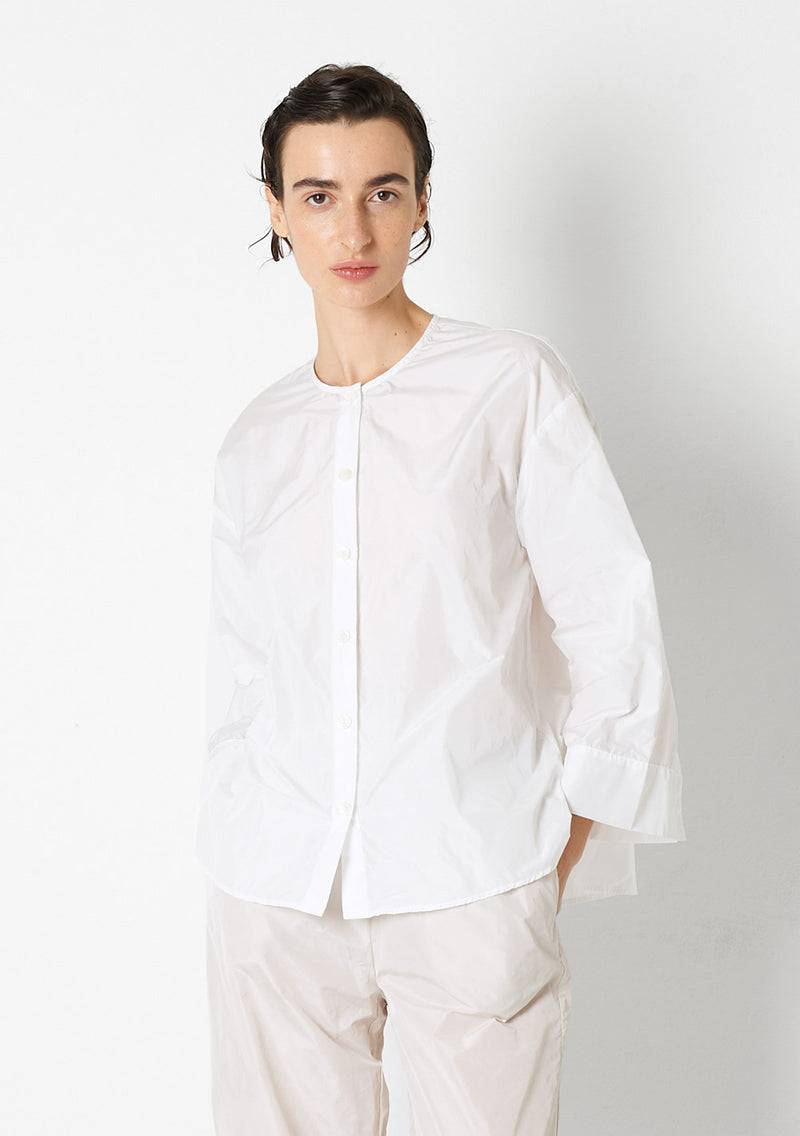 Katharina Hovman Big Blouse Short white 50% Rabatt mit kostenlosem Versand