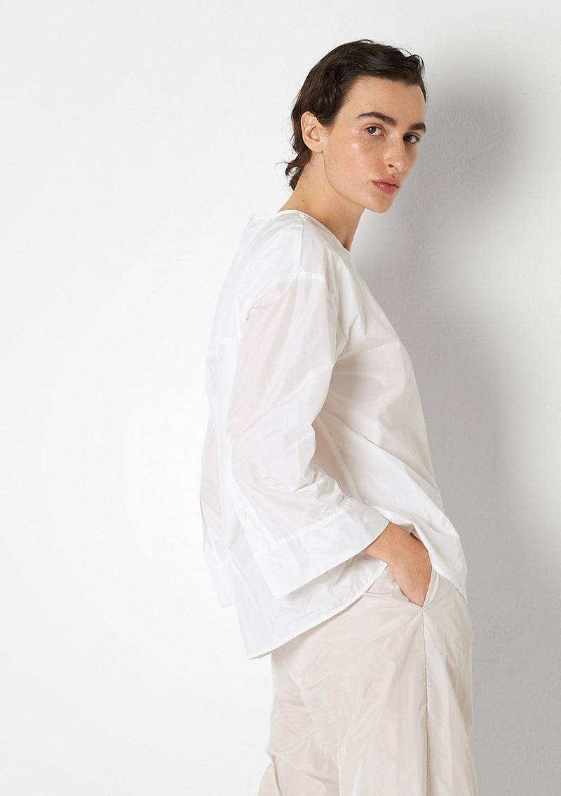 Katharina Hovman Big Blouse Short white 50% Rabatt mit kostenlosem Versand
