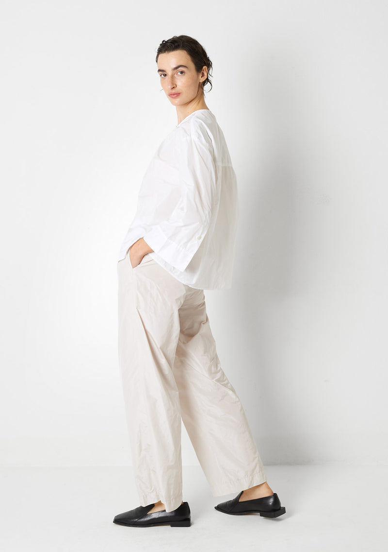 Katharina Hovman Big Blouse Short white 50% Rabatt mit kostenlosem Versand