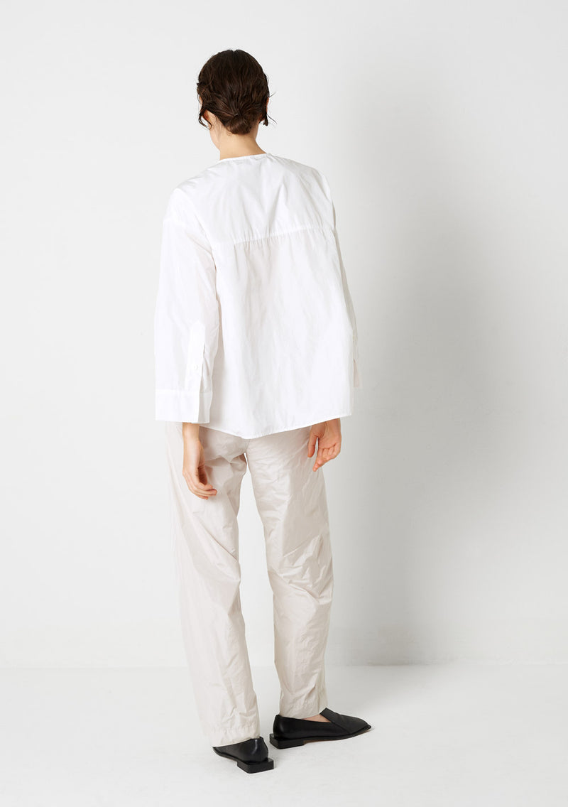 Katharina Hovman Big Blouse Short white 50% Rabatt mit kostenlosem Versand