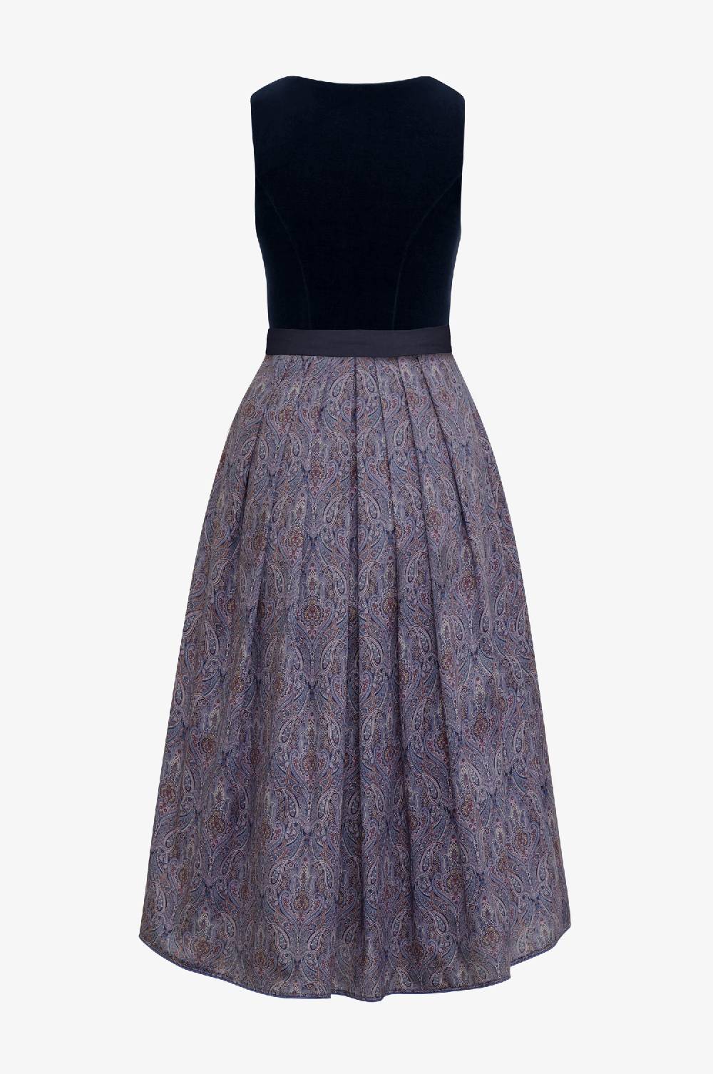 Kinga Mathe Samtdirndl Olivia in nachtblau Sonderangebot