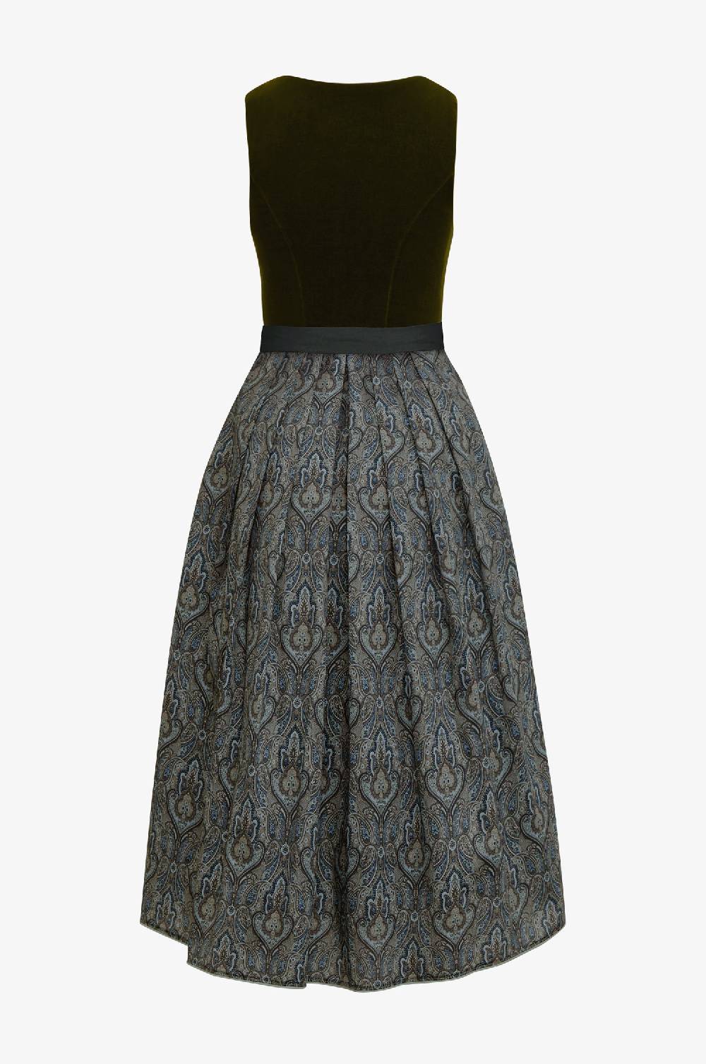 Kinga Mathe Samtdirndl Olivia in olive Rabatt