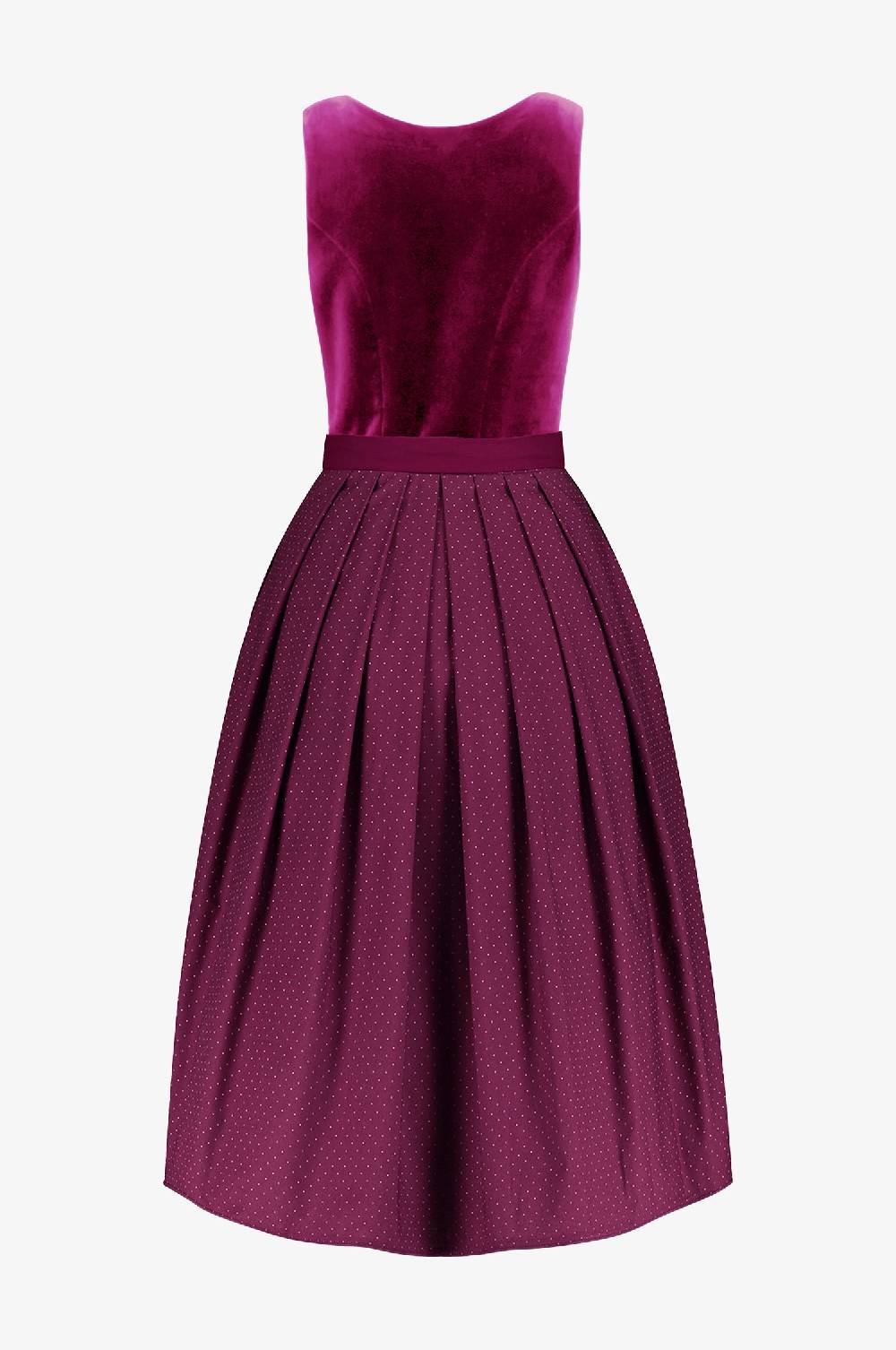 Kinga Mathe Dirndl Alice in Fuchsia IN ZWEI LÄNGEN Weihnachtsangebot