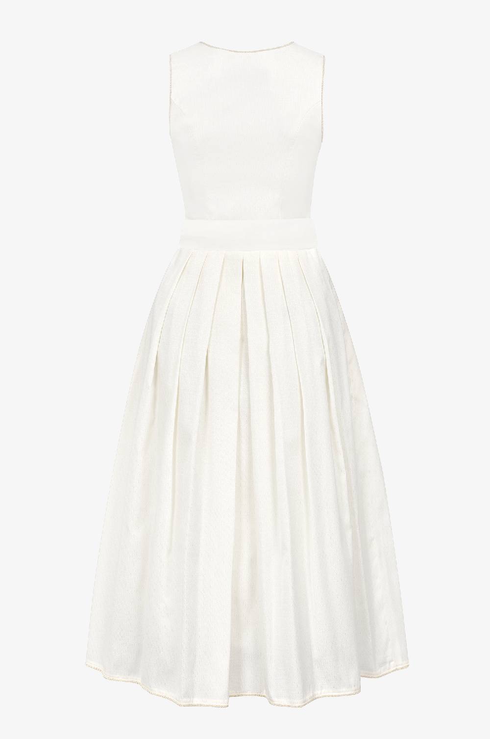 Kinga Mathe Dirndl Denise in Ivory Clearance-Verkauf