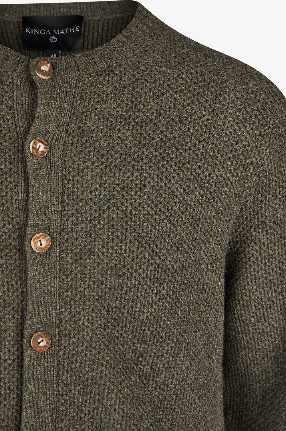 Kinga Mathe Cashmere Strickjacke Elias in Olive 50% Rabatt für begrenzte Zeit