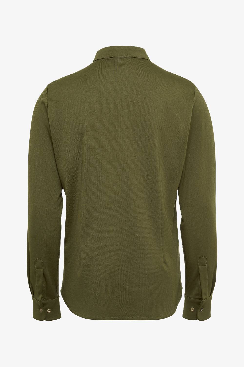 Kinga Mathe Jersey Hemd Leo in Olive Fabrik Onlineshop