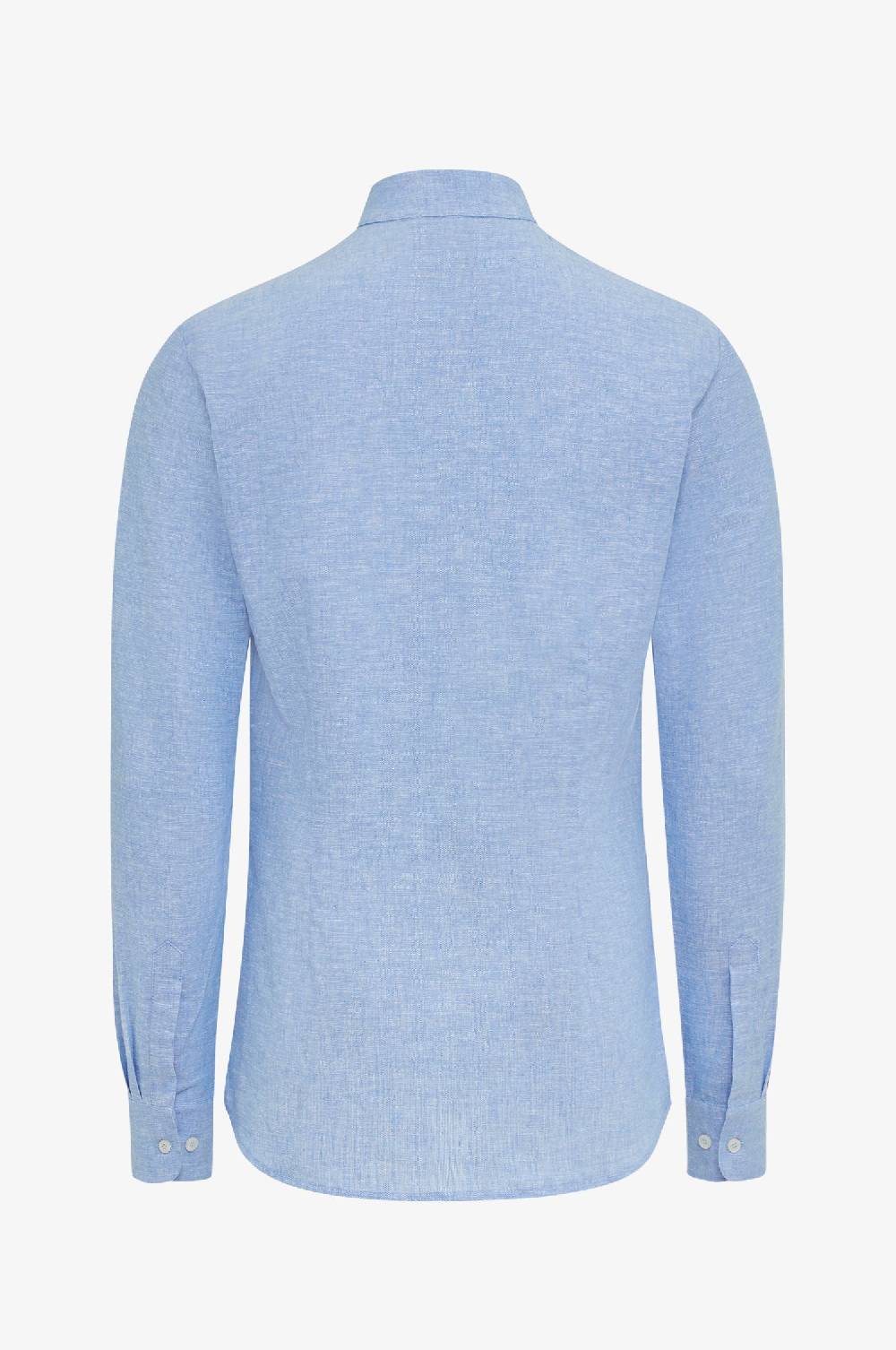Kinga Mathe Leinenhemd Leo in Blau Sonderangebot
