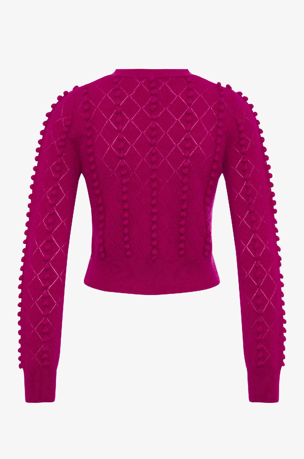 Kinga Mathe Cashmere Strickjacke Amalia in Pink Begrenzt auf 3 Tage
