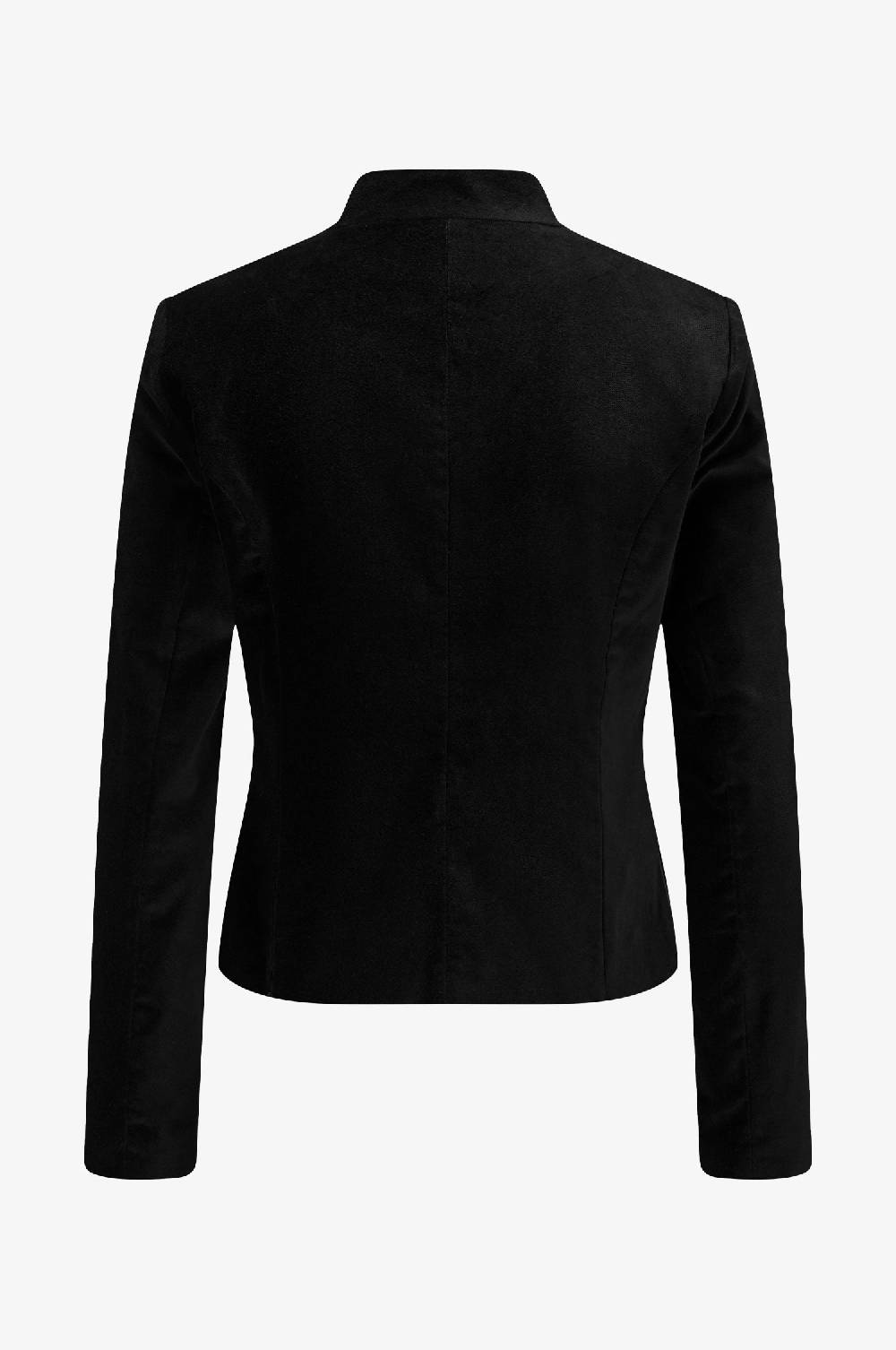 Kinga Mathe Jacke Constanze Samt in Schwarz Nur für heute