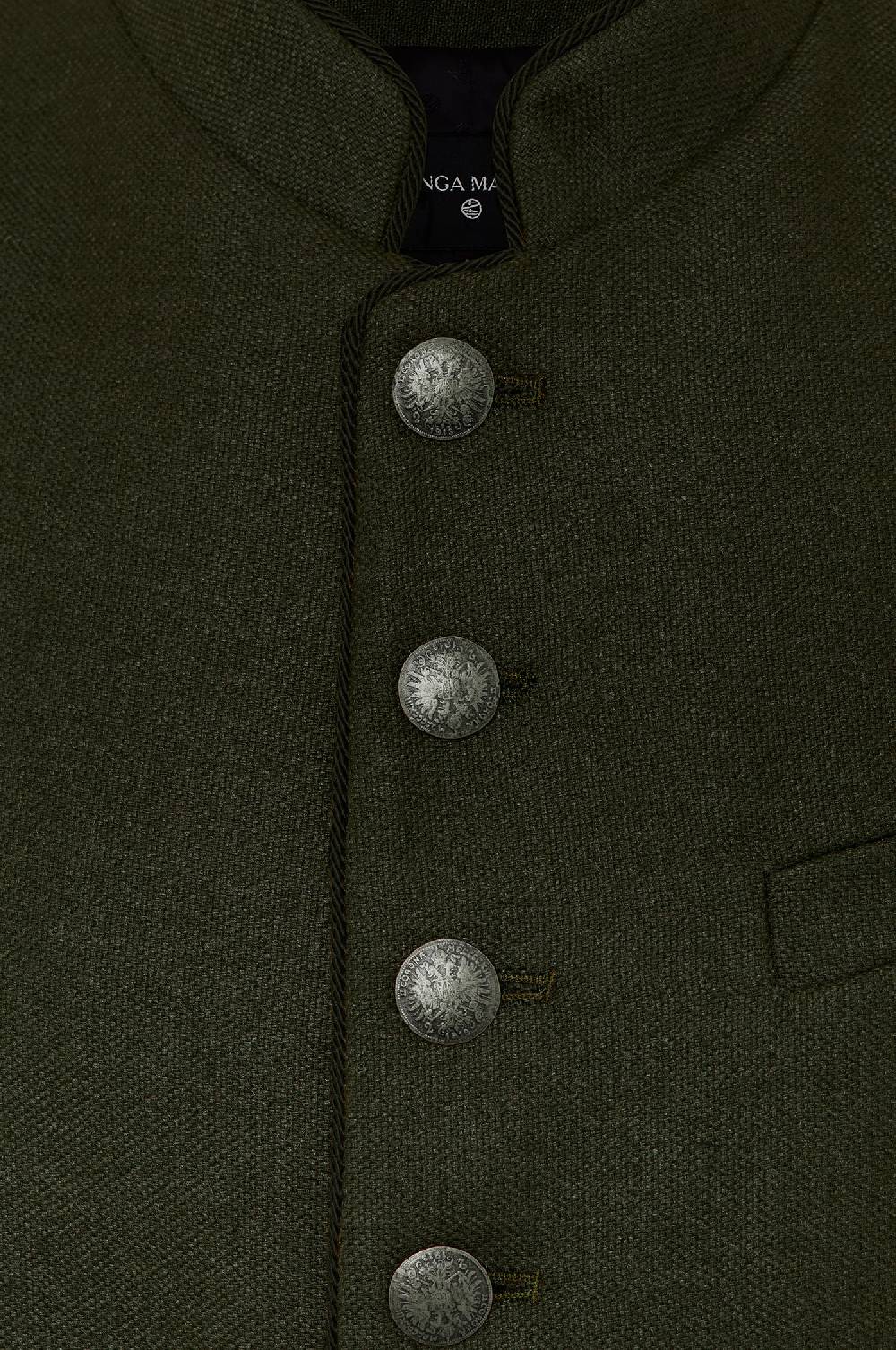 Kinga Mathe Gilet Nick aus Wolle in Loden Rabatt