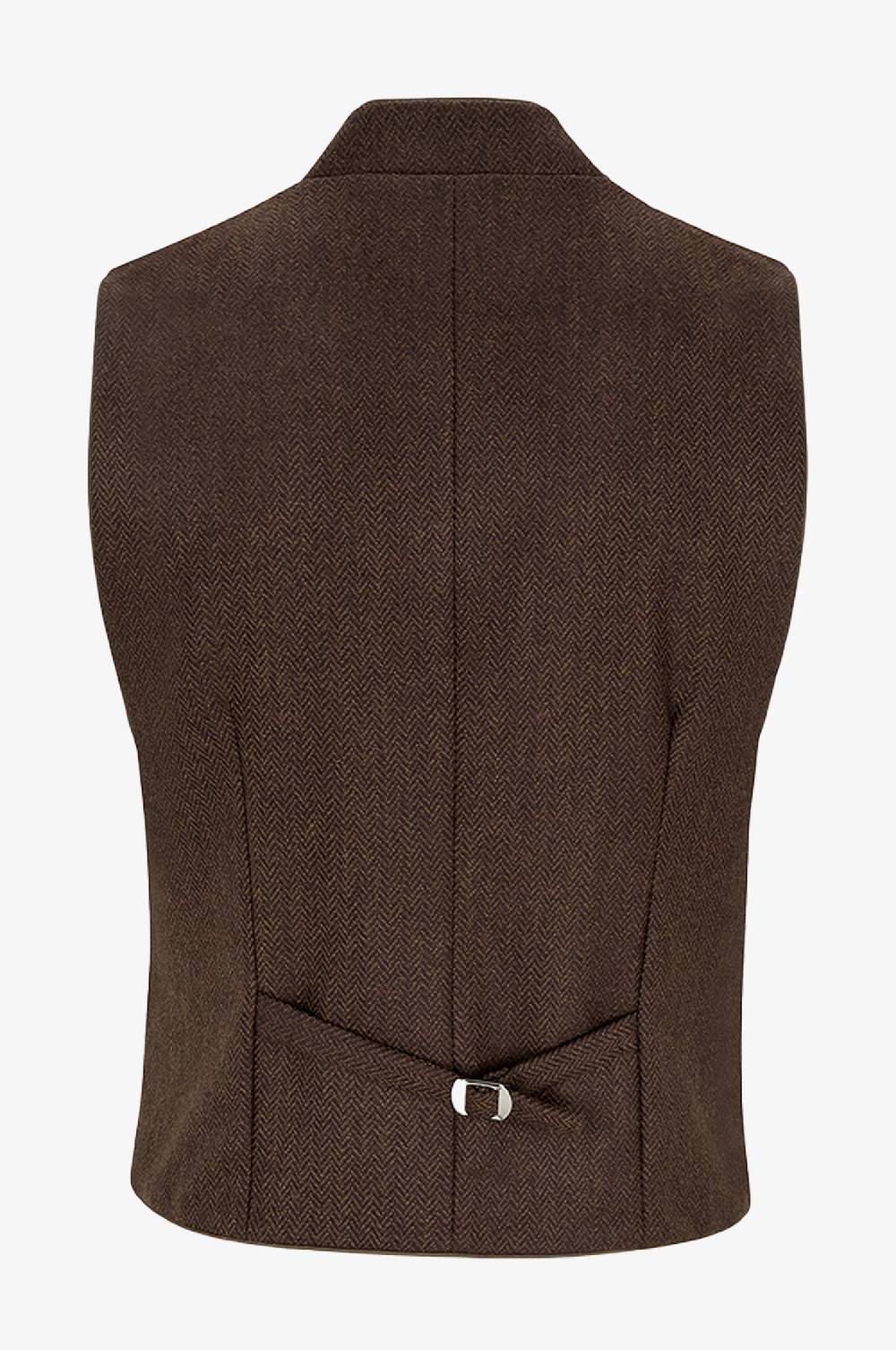 Kinga Mathe Gilet Nick aus Schurwolle in Bordeaux Begrenztes Angebot