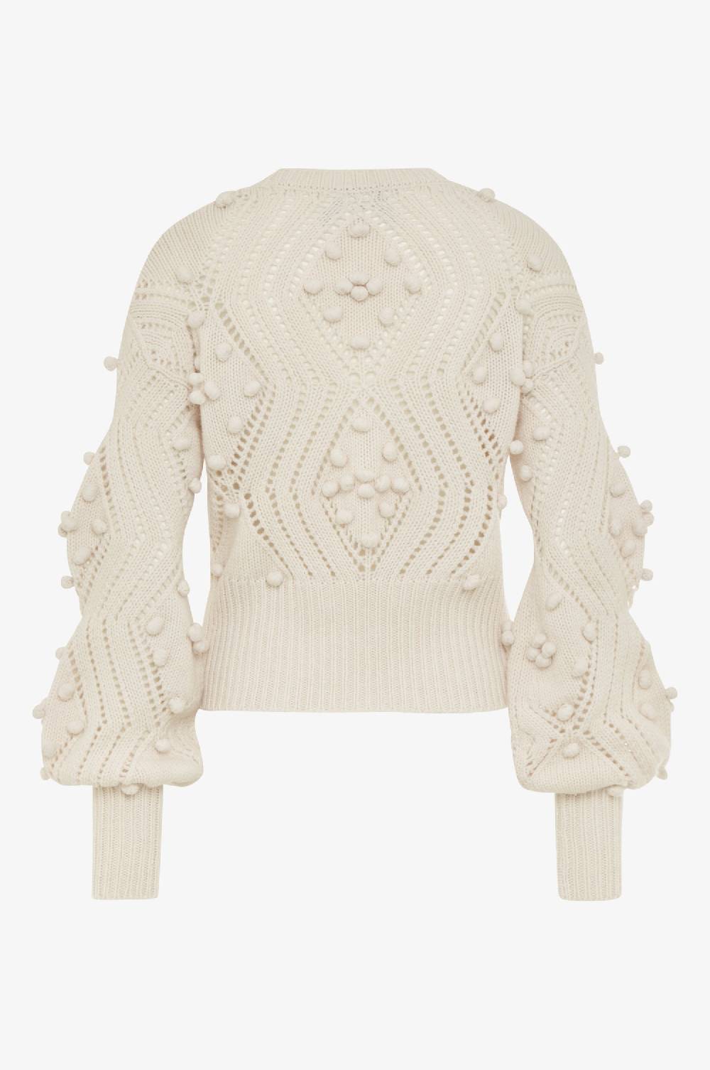 Kinga Mathe Cashmere Pullover Thea in Ivory Neueste Mode