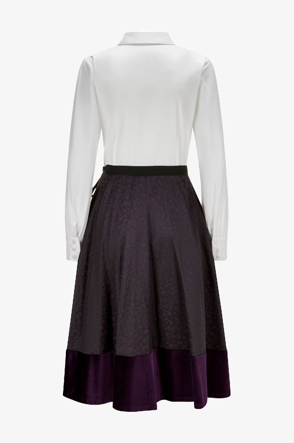 Kinga Mathe Kleid Mai in Aubergine Günstig kaufen