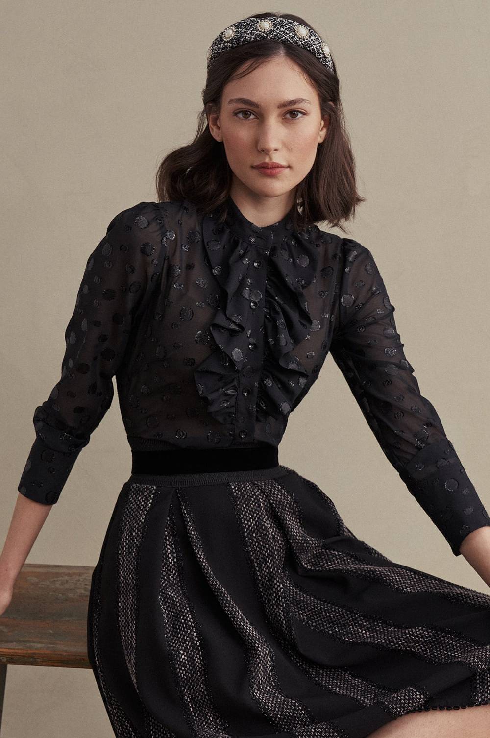 Kinga Mathe Bluse Lynn in Schwarz Black Friday