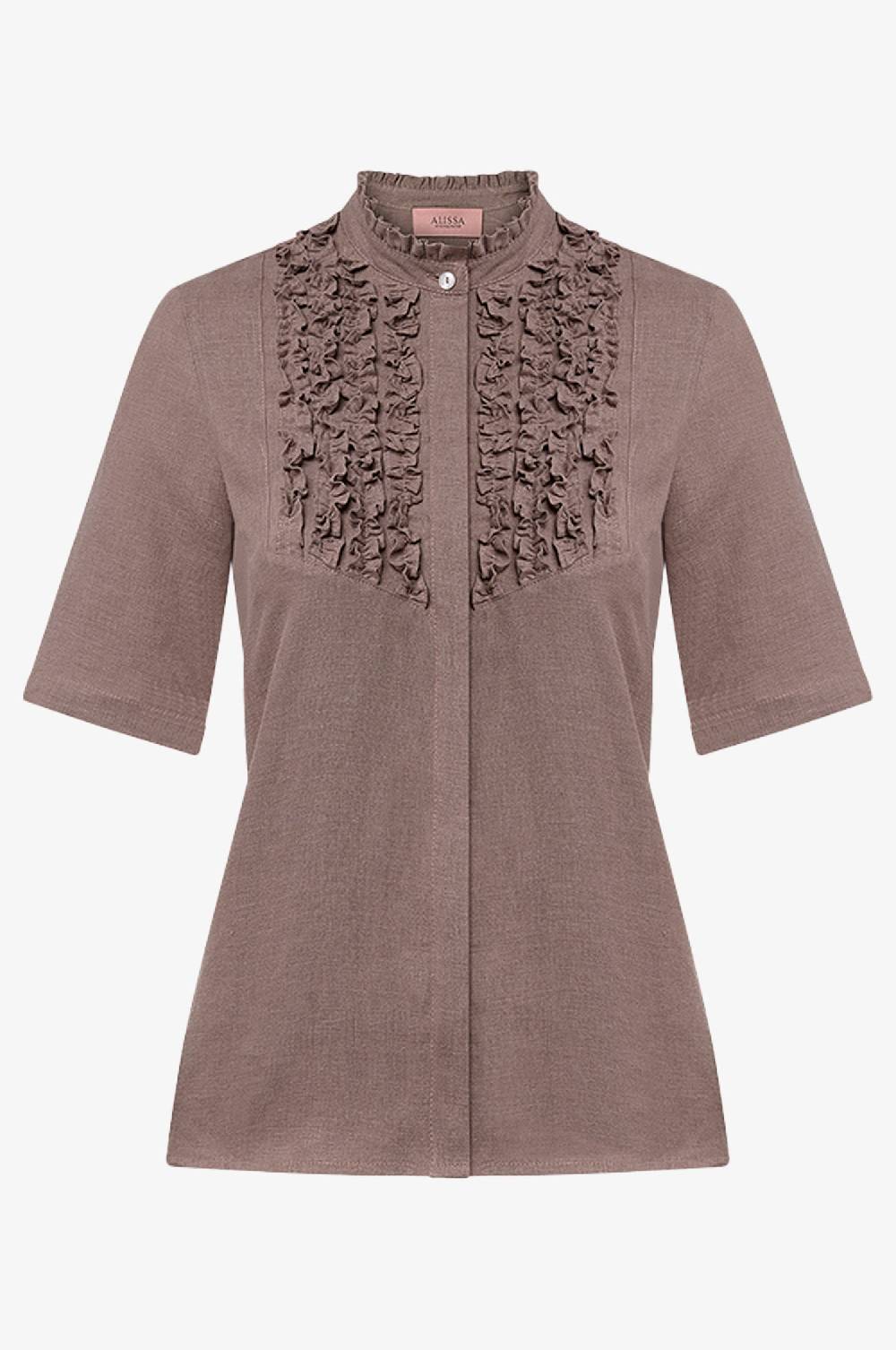 Kinga Mathe Bluse Hanna in Taupe mit Arm Bis zu 55% Rabatt