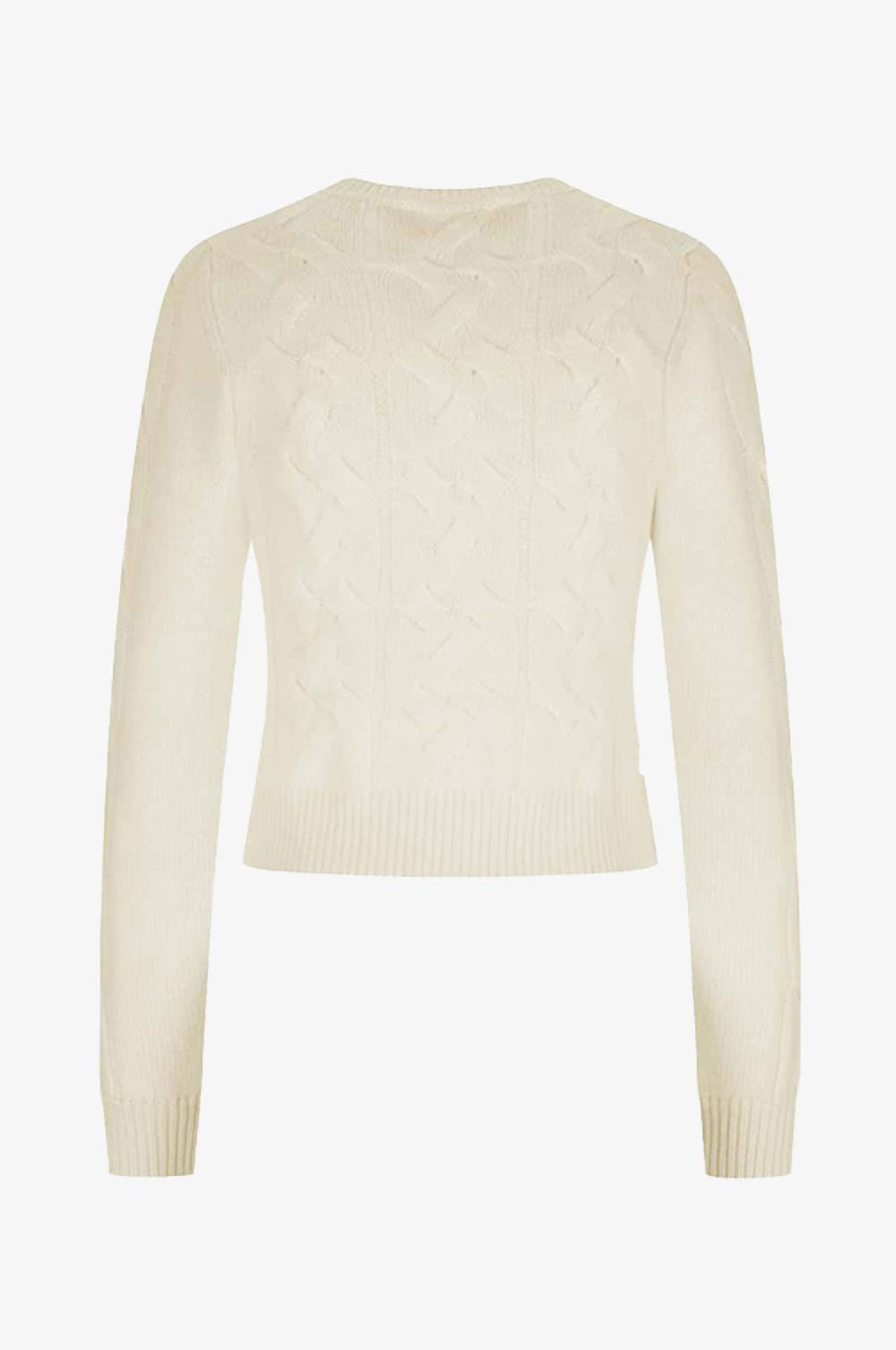 Kinga Mathe Cashmere Pullover Elena in Ivory Clearance-Verkauf