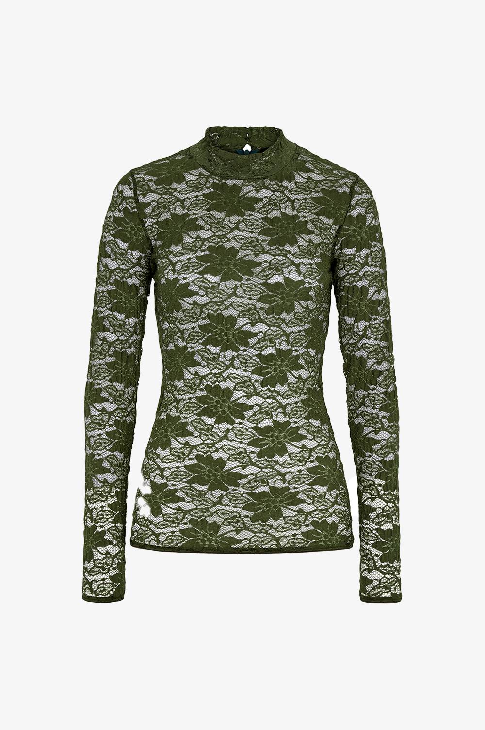 Kinga Mathe Top Carin in Olive Kostenloser Versand