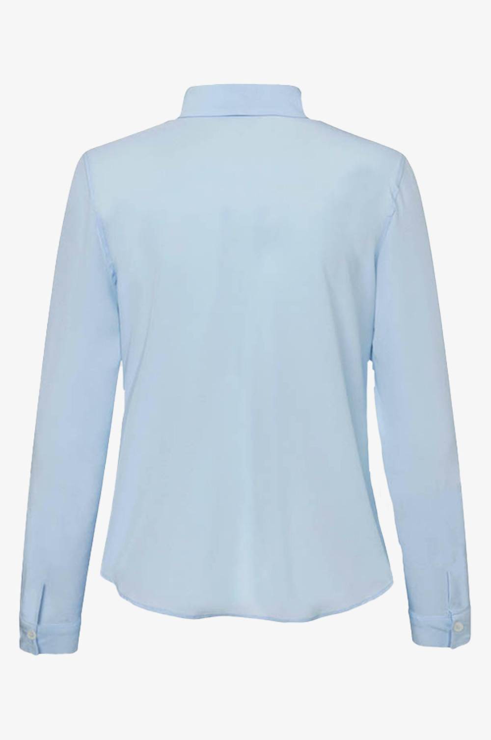 Kinga Mathe Seidenbluse Anette in Stahlblau Begrenztes Angebot