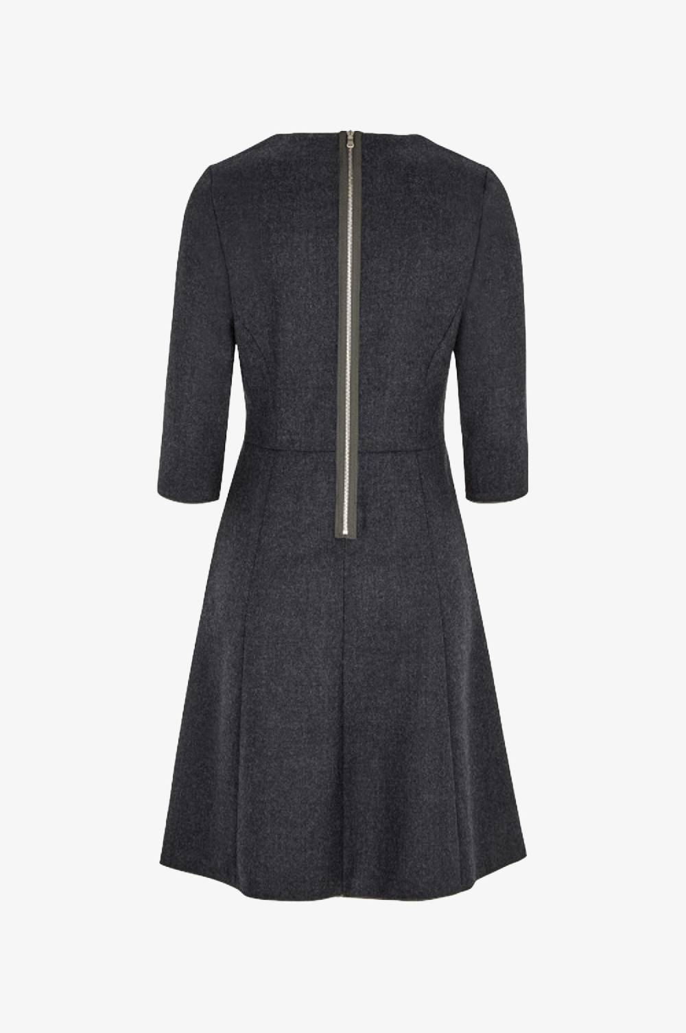 Kinga Mathe Kleid Melissa in Anthrazit Lagerräumung