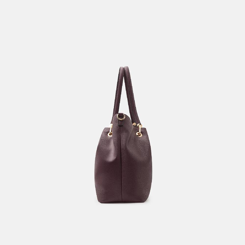 L. Credi Ebony Shopper dark plum Kostenlose Rückgabe