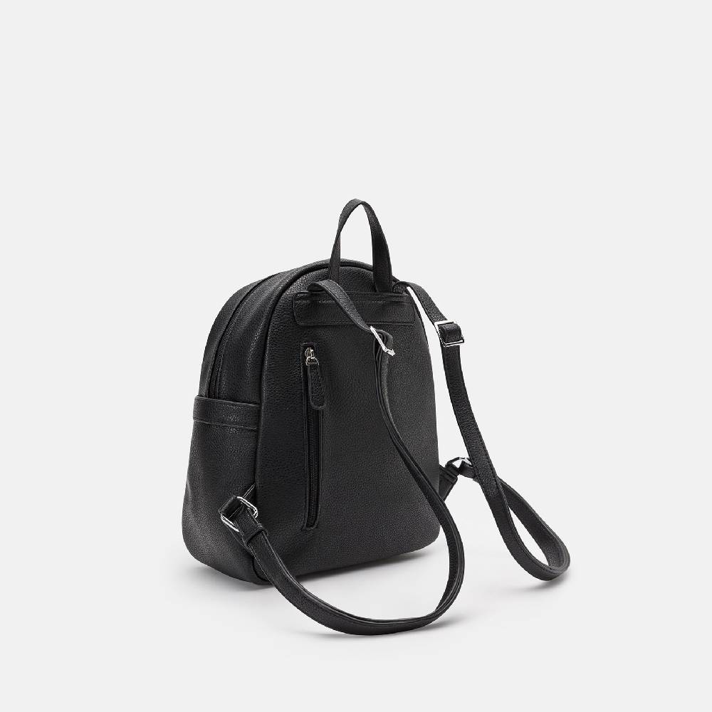 L. Credi Najuka Rucksack schwarz 50% Rabatt für begrenzte Zeit
