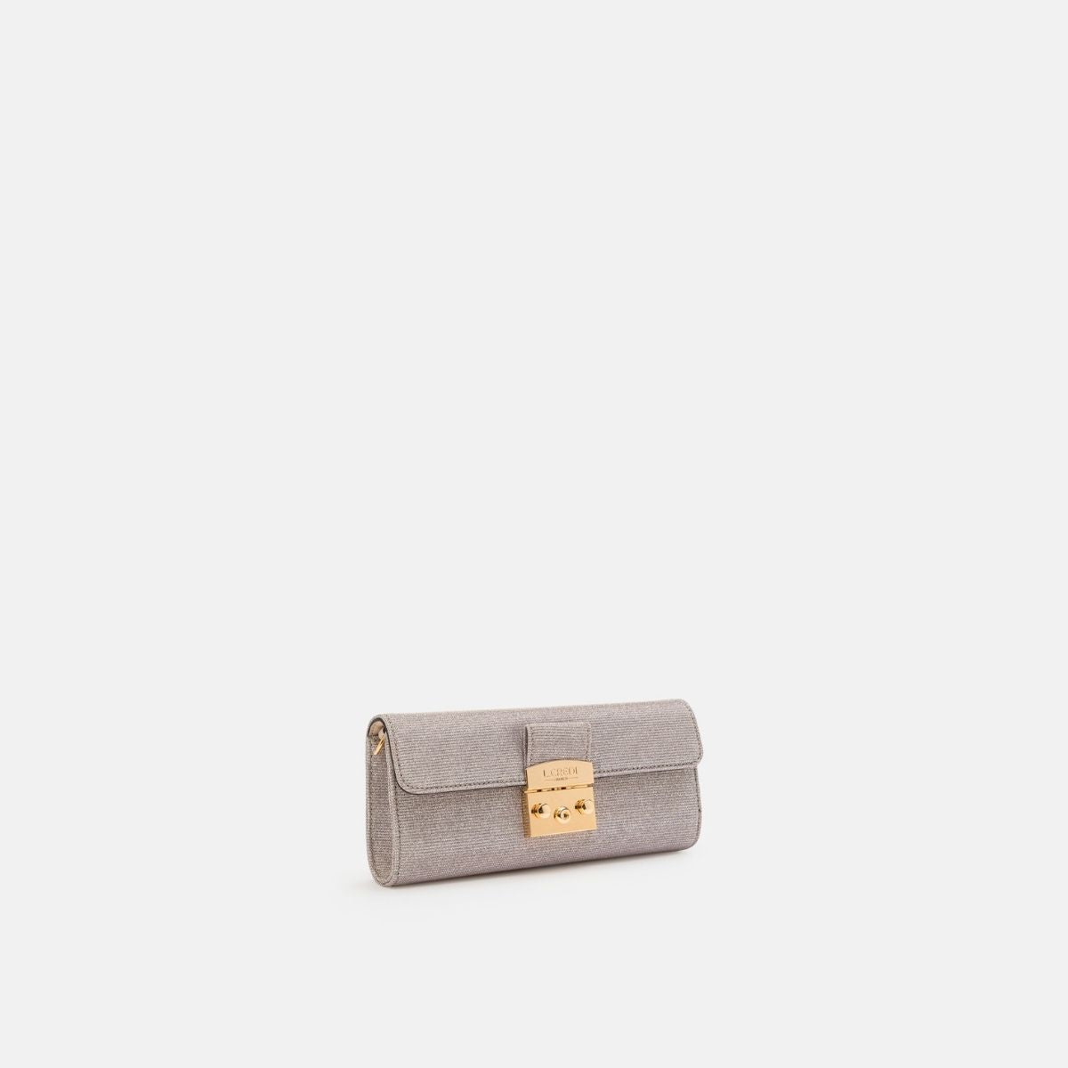 L. Credi Nadi Clutch gold 2025