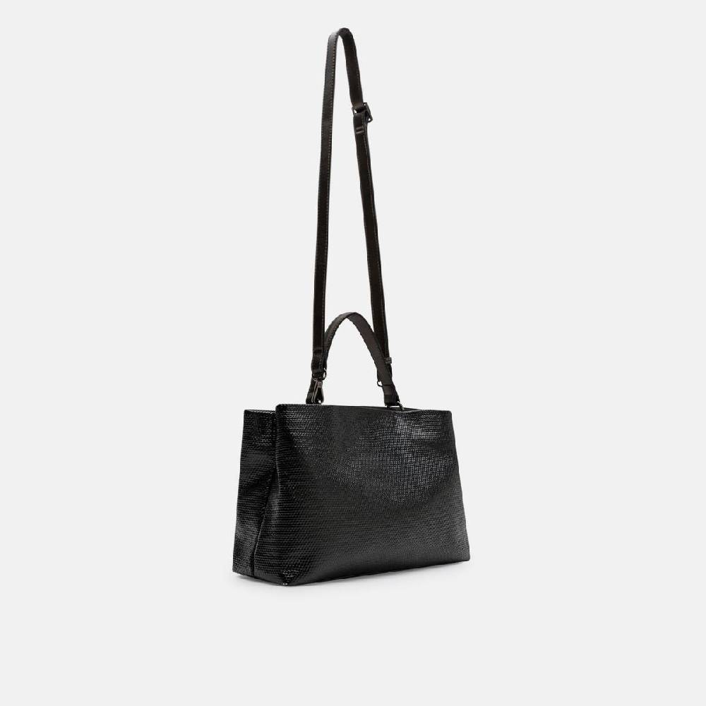 L. Credi Nadine Henkeltasche schwarz Outlet