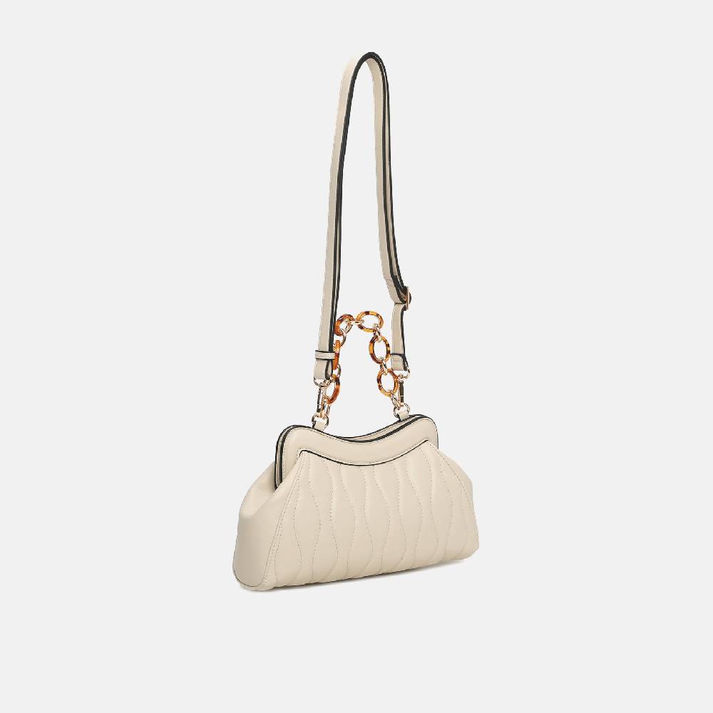 L. Credi Maren Clutch creme Heißer Verkauf