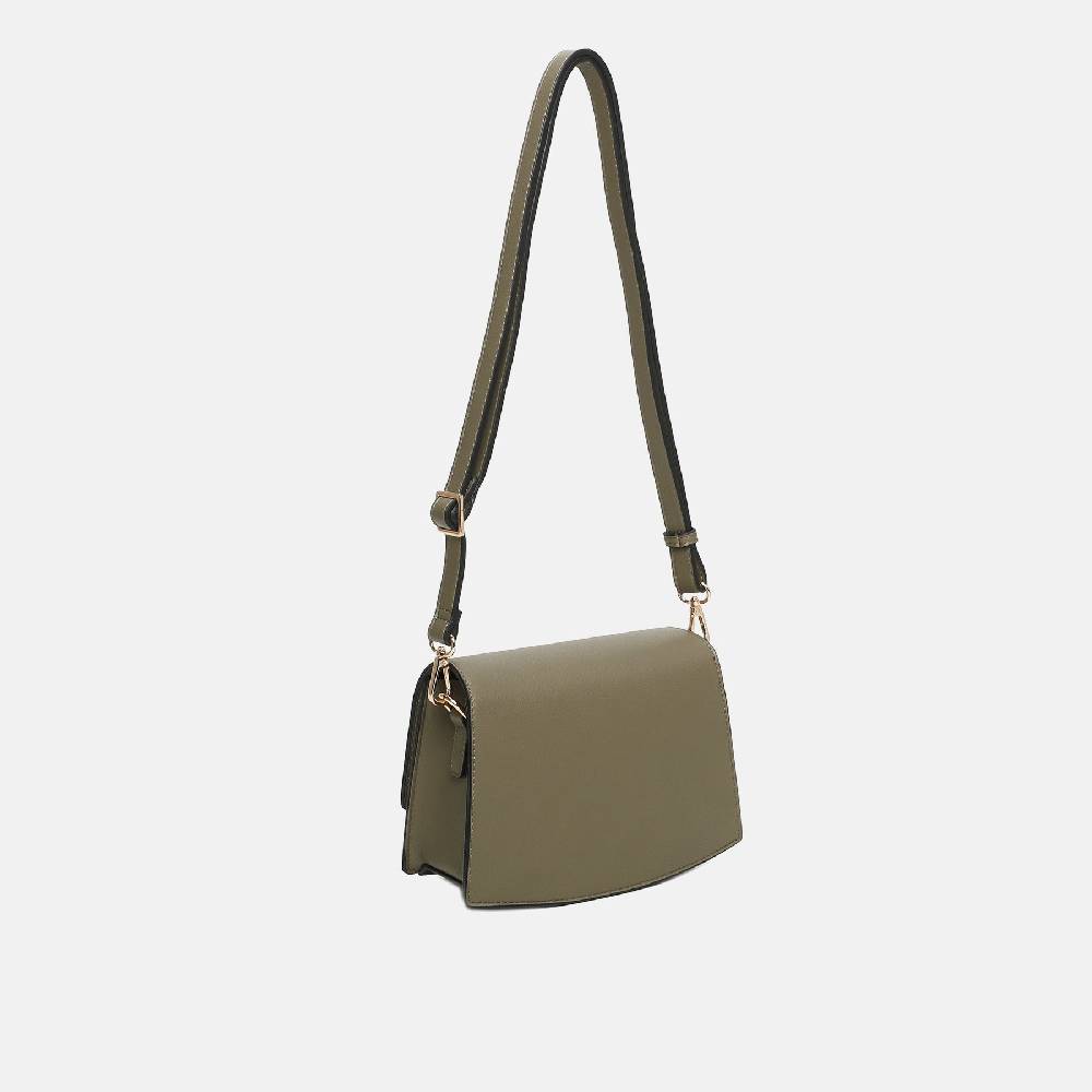L. Credi Lauretta Umhängetasche khaki Zeitlich begrenztes Angebot
