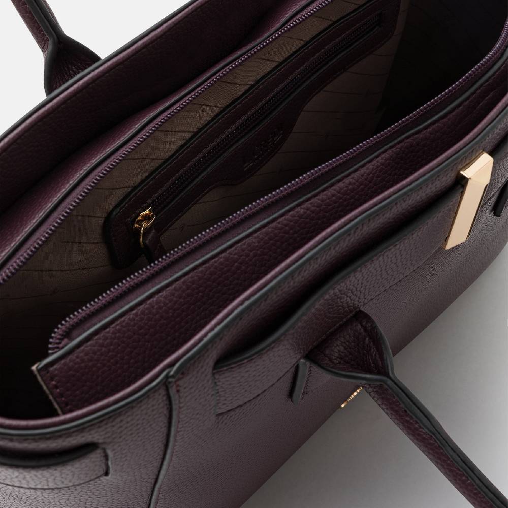 L. Credi Nadira Shopper dark plum Sonderangebote