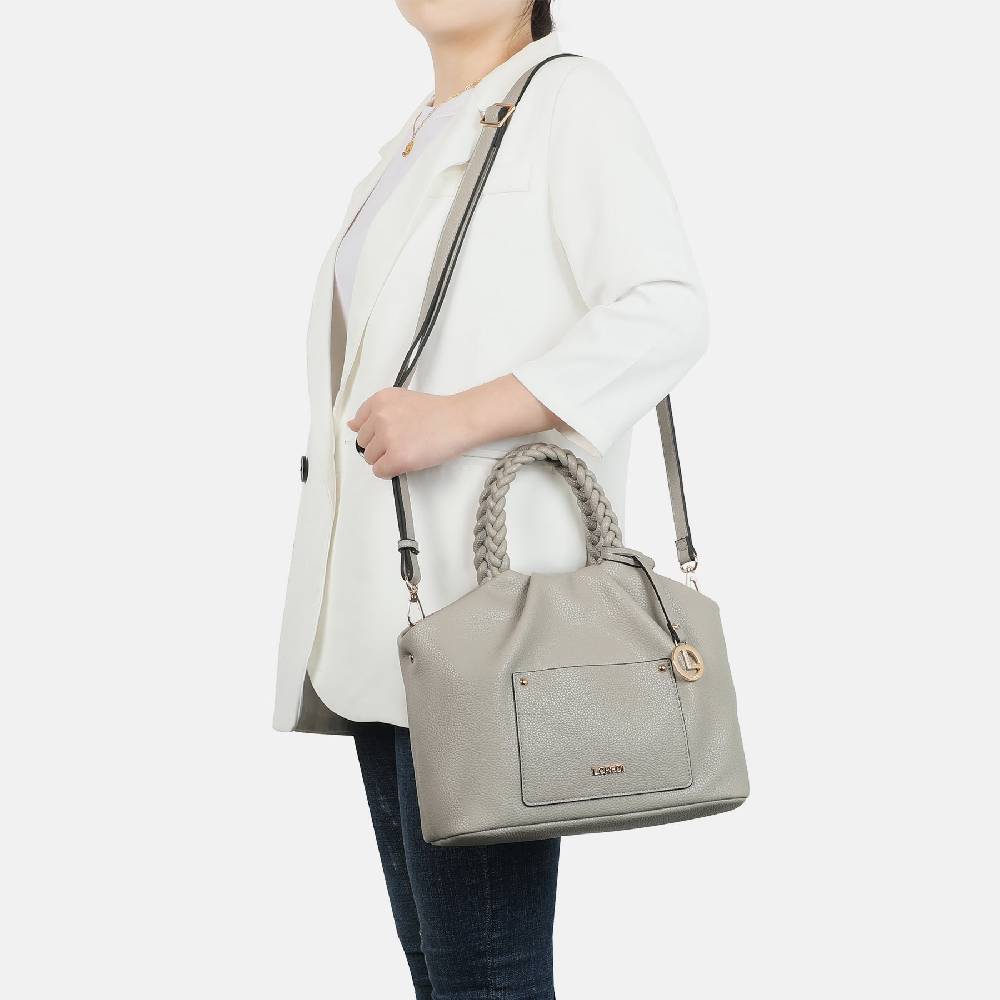 L. Credi Mia Henkeltasche stone Clearance-Verkauf