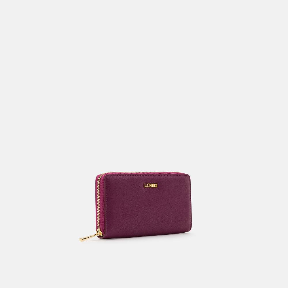 L. Credi Filippa Portemonnaie Damen plum 50% Rabatt für begrenzte Zeit