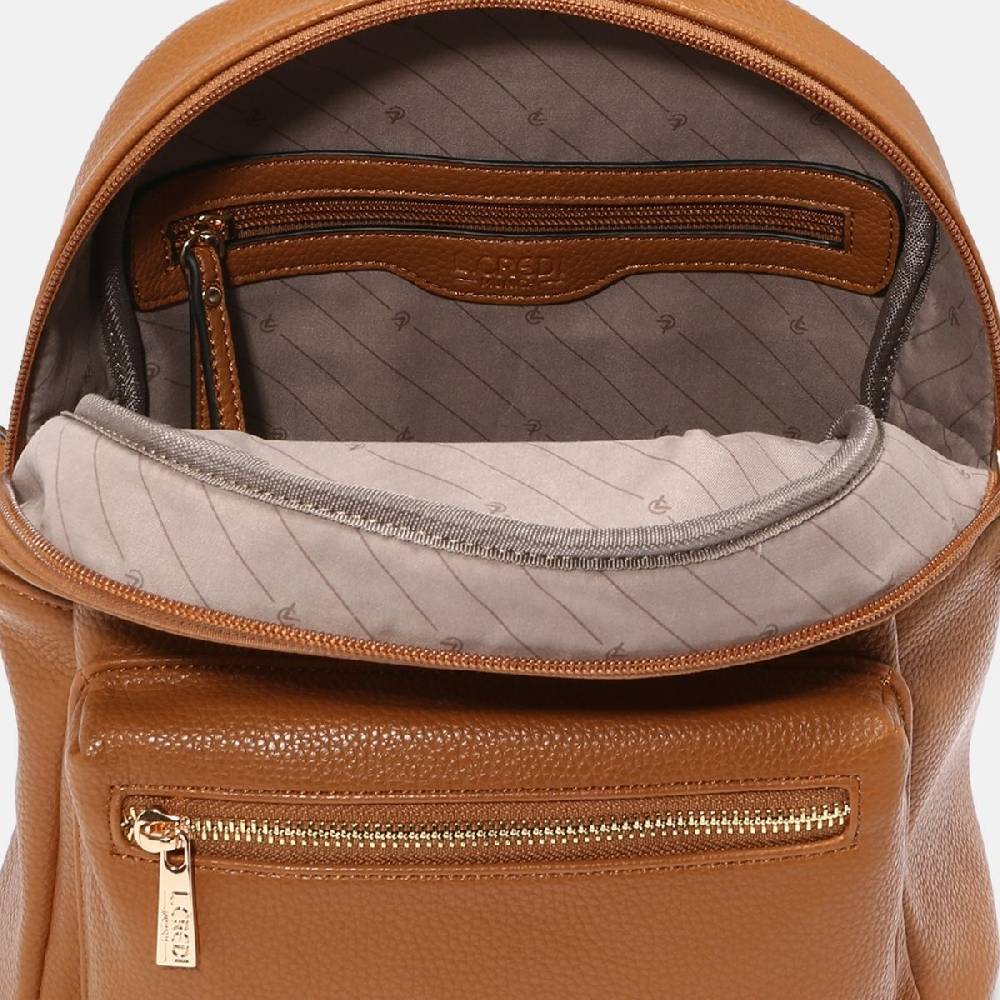 L. Credi Budapest Rucksack cognac Angebote