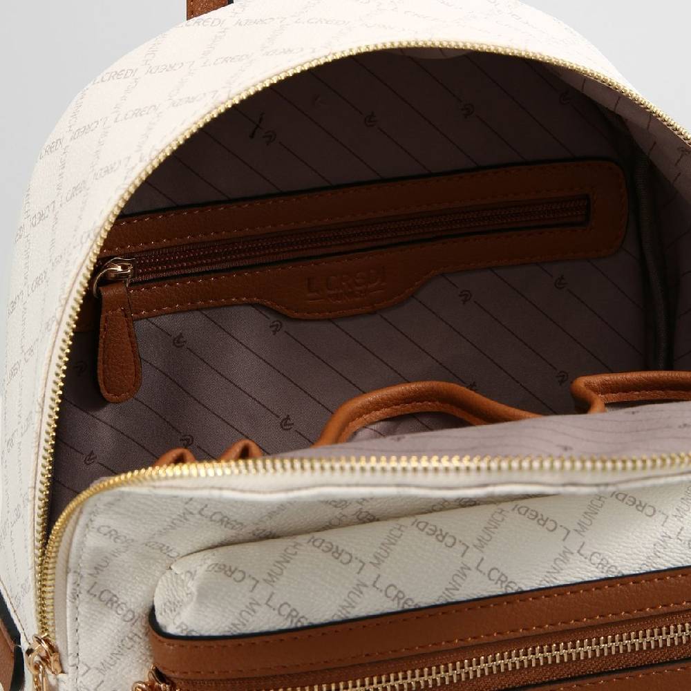 L. Credi Filiberta Rucksack weiss Schlussverkauf
