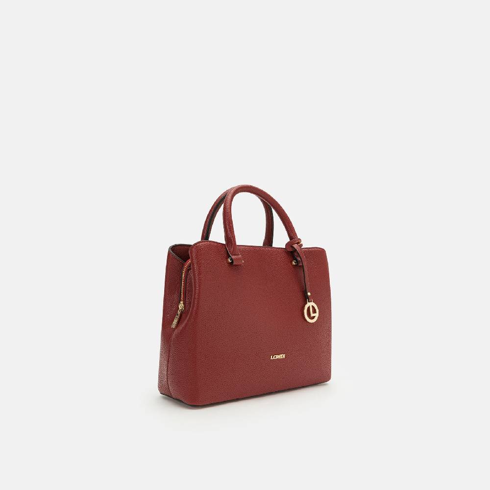 L. Credi Maxima Henkeltasche rot Fabrik Onlineshop